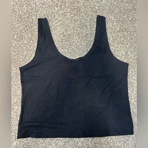 Top shop black crop tank size 10